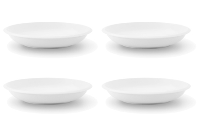 Набор тарелок для супа 21 см, 4 предмета, белый Ecco Friesland