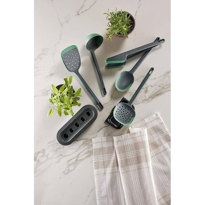Набор кухонных приборов, 6 предметов, зеленый Lékué