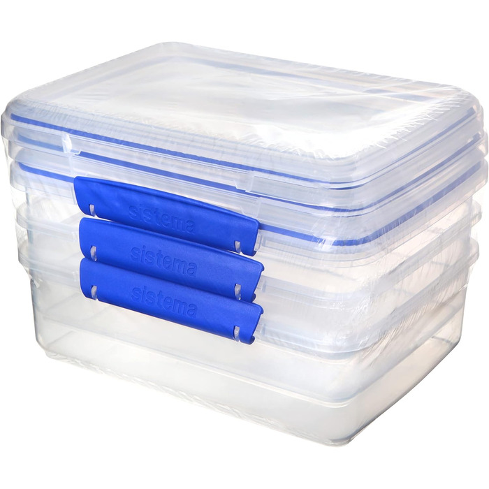 Набор контейнеров для хранения продуктов 2 л, 3 предмета Sistema