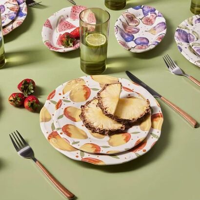 Набор тарелок на 4 человека 12 предметов Tutti Frutti KARACA