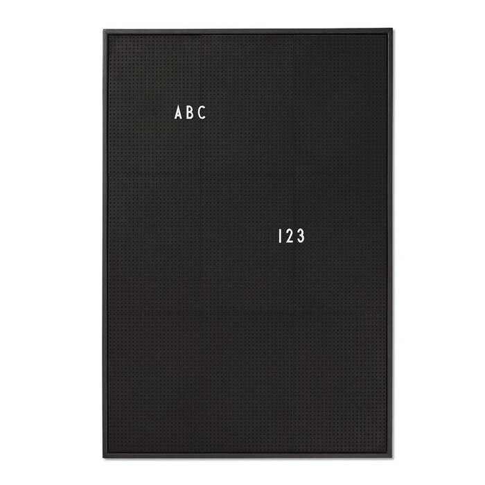 Доска 59,4x42 см черная Message Board Design Letters