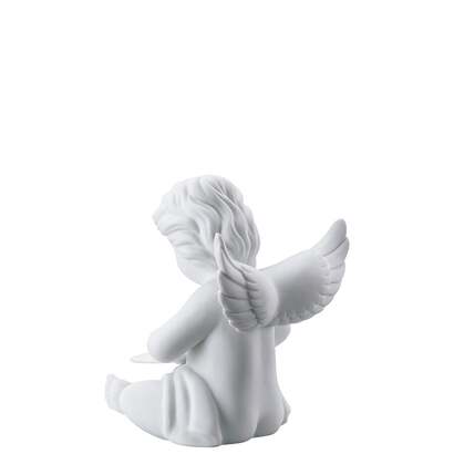 Фигурка "Ангел с планшетом" 10 см белая матовая Angel Rosenthal