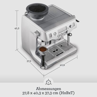 Профессиональная кофемашина с кофемолкой 2400 Вт, матовая сталь Oracle SES980 Sage Appliances