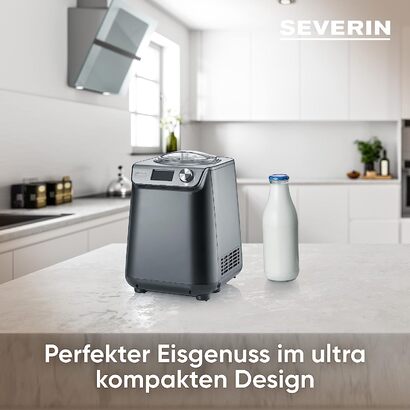 Компактная машина для приготовления мороженого с компрессором Severin EZ 7407, 135 Вт SEVERIN