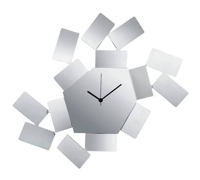 Настенные часы 46х33,5х4 см металлик Scirocco Alessi