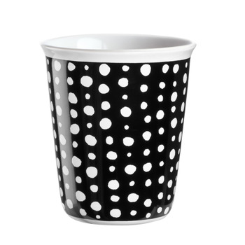 Чашка для эспрессо / мокко 0,1 л черная белые пятна Coppetta ASA-Selection
