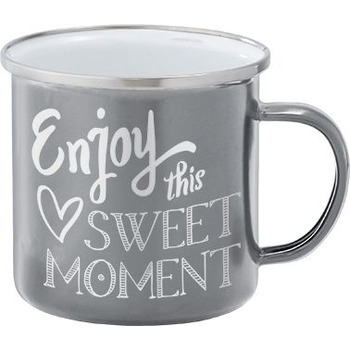 Чашка с эмалированным покрытием, серая, Sweet Moments RBV Birkmann