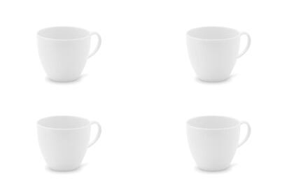 Набор чашек для кофе 0,17 л, 4 предмета, белый La Belle Friesland