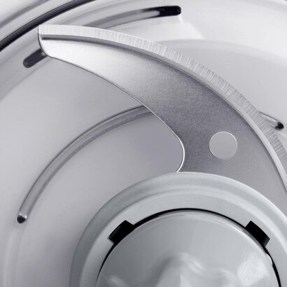 Компактный кухонный комбайн Bosch MultiTalent / 800 Вт /  20 функций / миска для смешивания 2,3 л / универсальный нож / режущий диск-терка / взбивающий диск (крем) / белый 