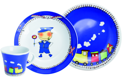 Набор детской посуды 3 предмета Kiddie Tableware Adventure Express Kahla