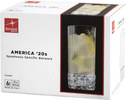 Набор стаканов 480 мл, 6 предметов America '20s Bormioli Rocco