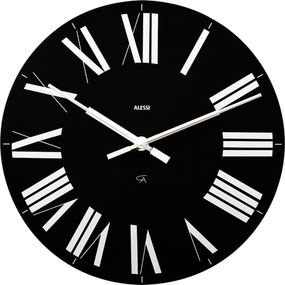 Настенные часы черный Ø 36 см Firenze Alessi