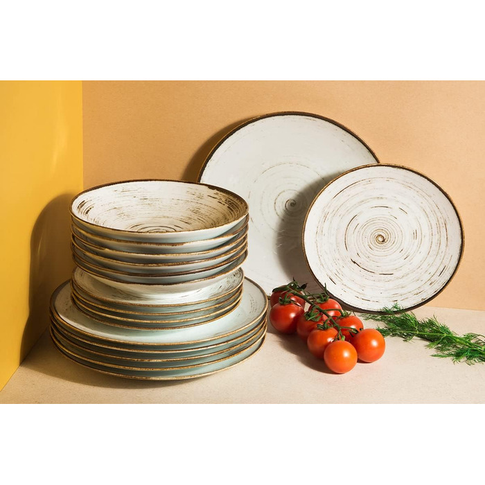 Набор столовой посуды на 6 человек 18 предметов Alumina Konsimo