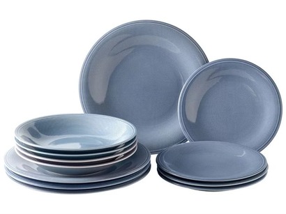 Набор тарелок 12 предметов, синих Color Loop Horizon Villeroy & Boch