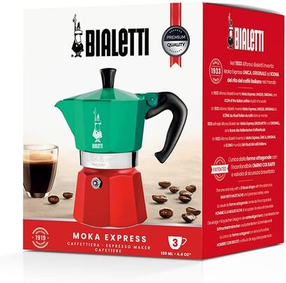 Кофеварка для эспрессо на 3 чашки Moka Express Bialetti