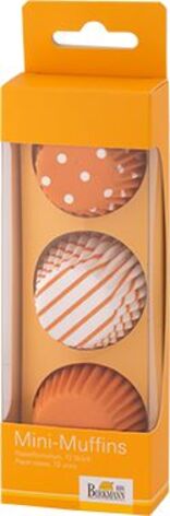 Набор форм для выпечки мини-маффинов, 72 шт, 4,5 см, оранжевый/белый, Colour Splash RBV Birkmann