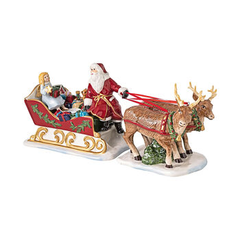 Статуэтка “Санта на санях с ангелом” 36 x 14 x 17 см, Christmas Toys Memory Villeroy & Boch
