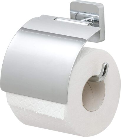 Держатель для туалетной бумаги с крышкой 13 см, белый Tiger