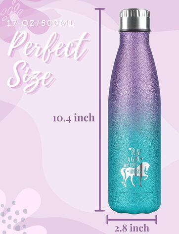 Бутылка для воды фиолетово-синий блеск Onebttl