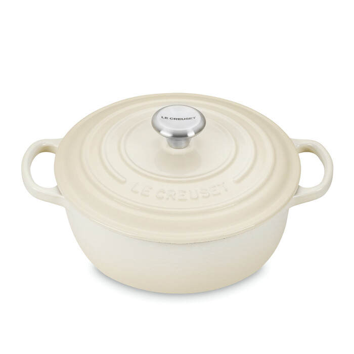 Казан овальный 4,1 л меренга Meringue Le Creuset