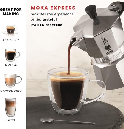 Кофеварка для эспрессо на 6 чашек Moka Express Bialetti