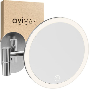 Косметическое зеркало с подсветкой и увеличением Ovimar