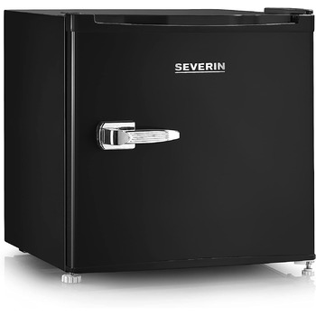 Мини-холодильник/морозильник SEVERIN в стиле ретро (31 л), небольшой морозильник, мини-холодильник с гибким регулированием температур, настольнй холодильник черного цвета, холодильник или морозильник емкостью 8880 ГБ, монохромнй чернй