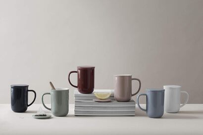 Чашка для чая с ситечком и крышкой 0,5 л Minima Balance VIVA Scandinavia