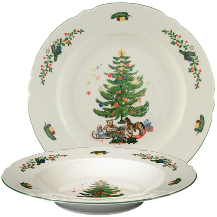 Набор тарелок 12 предметов Weihnachten Marie-Luise Seltmann