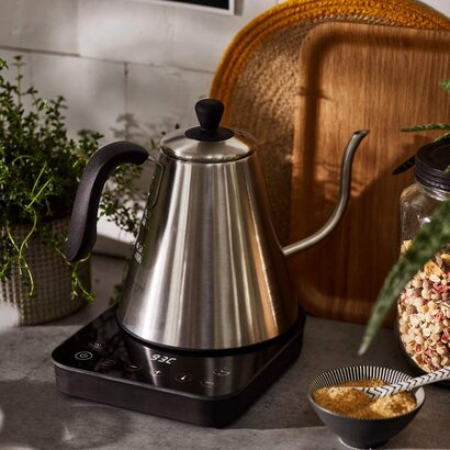 Лектрический чайник с гусиной шеей Tchibo, лектрический чайник, функция поддержания температур, светодиоднй дисплей