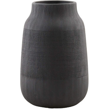 Глиняная ваза 22 х 15 см, черная House Doctor