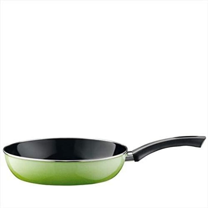 Сковорода 2.2 л 28 см, эмалированная, зеленая Riess 0057-036