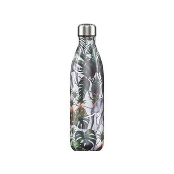 Вакуумная бутылка для воды 0,75 л, цветная Tropical Elephant CHILLY'S