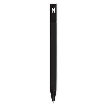 Ручка M 1x15,1 см черная Personal Pen Design Letters