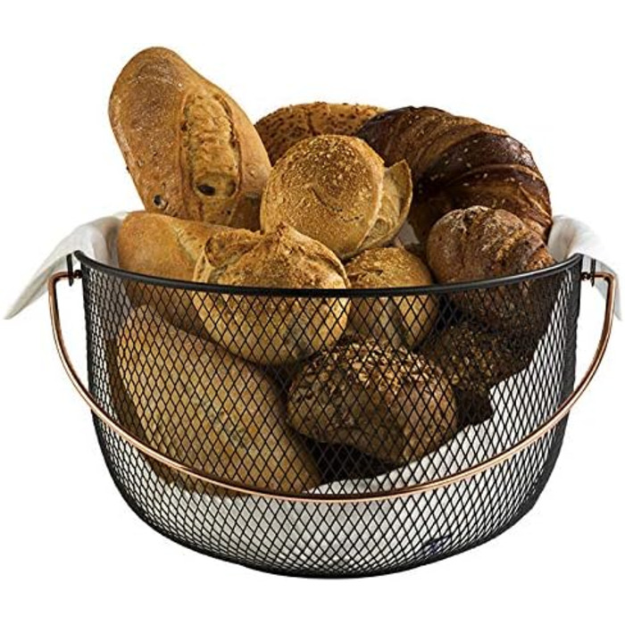 Металлическая корзинка для хлеба и фруктов 30 см APS