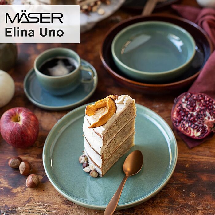 Набор столовой посуды на 4 человека 8 предметов Elina Uno Series MÄSER