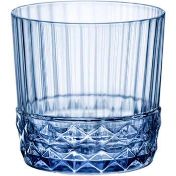 Набор синих стаканов 380 мл, 6 предметов Bormioli Rocco