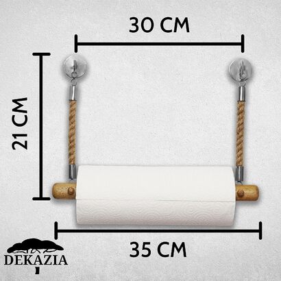 Подвесной держатель для бумажных полотенец 35 см DEKAZIA