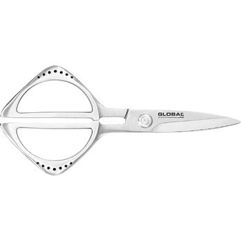 Кухонные ножницы Global Messer GKS-210, с зазубренным лезвием, 21 см