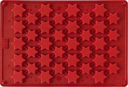 Форма для выпечки в виде звездочек, 26 x 38 х 1,1 см, красная, RBV Birkmann