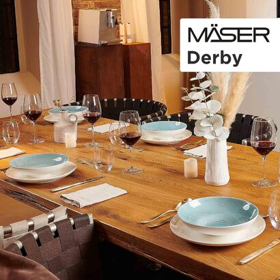 Набор столовой посуды на 6 человек 12 предметов Derby Series MÄSER