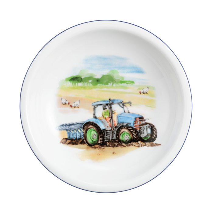 Тарелка для супа детская 20 см, Compact Mein Traktor Seltmann Weiden