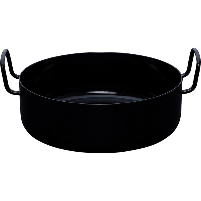 Блюдо для запекания, эмалированное, черное Riess 0458-022