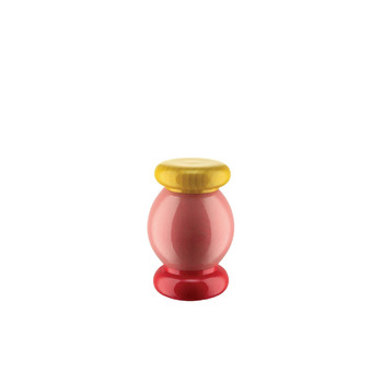 Мельница для соли / перца 7х11 см, розовый / красный / желтый Alessi