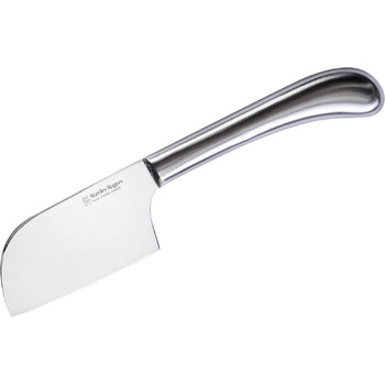 Пистолетная рукоятка, высококачественный нож для сыра, ломтерезка для сыра, идеально подходящая для твердого сыра, нож с лезвием из нержавеющей стали, прочный тесак для сыра (цвет серебристый), 21