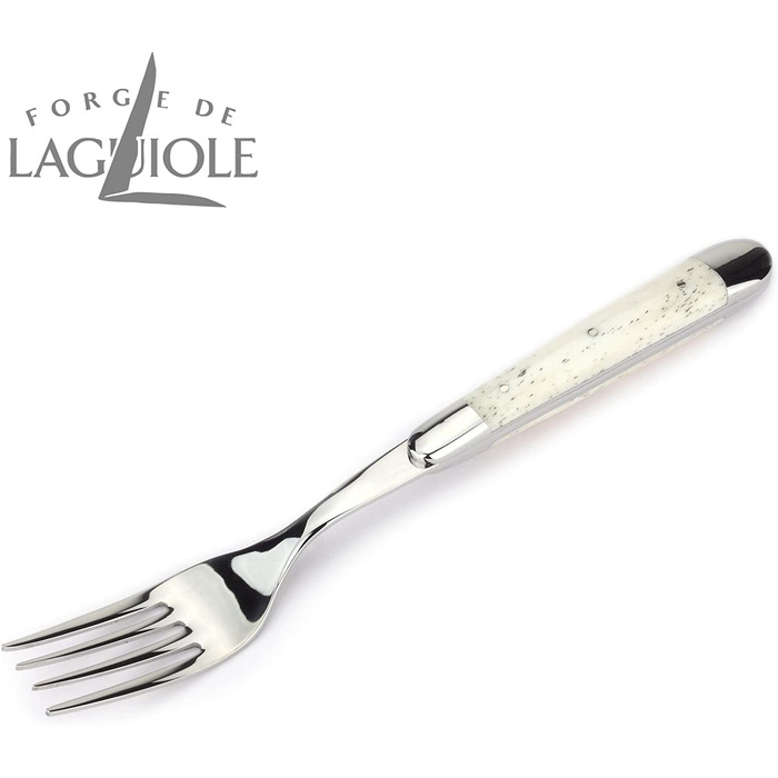 Набор столовых приборов для стейка Forge De Laguiole, нож и вилка для стейка из нержавеющей стали, ручка из кости