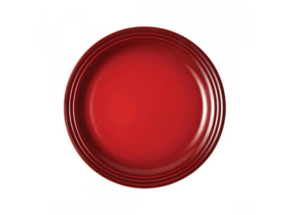 Тарелка для завтрака 22 см, красная Le Creuset