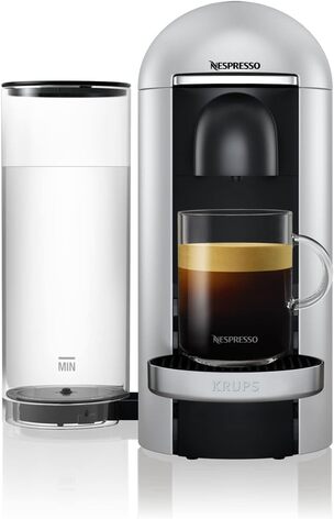 Капсульная кофемашина 1.7 л 1260 Вт, серая Nespresso Vertuo Plus XN900E Krups