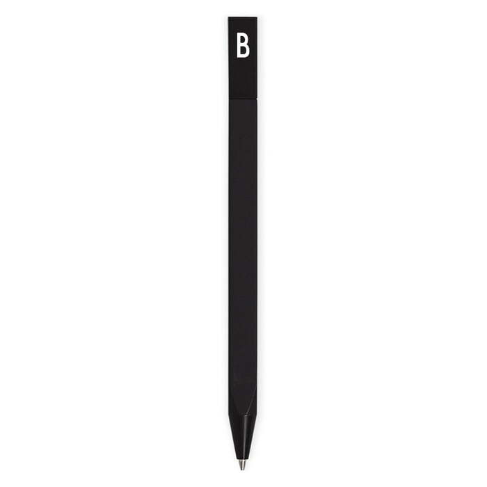 Ручка B 1x15,1 см черная Personal Pen Design Letters