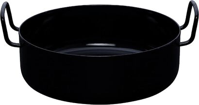 Блюдо для запекания, эмалированное, черное Riess 0458-022